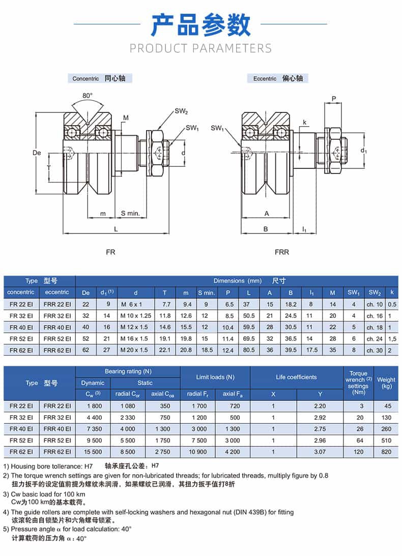 Cam Follower Track Roller Bearing